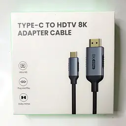 Кабель-перехідник Digital ZX145 USB Type-C - HDMI 8K 60Hz 2 м Чорний (HDMIC8K-2m) - мініатюра 8
