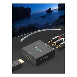Конвертор HDMI to RCA Metal Type black Vention (AEEB0) - мініатюра 10