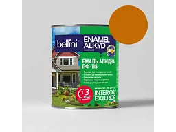Емаль алкідна ПФ-115 BELLINI Жовто-коричневий 0.9кг