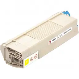 Тонер-картридж BASF OKI C5650/5750 Yellow 43872305/43872321 (KT-C5650Y) - мініатюра 3