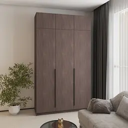 Шафа 3-дверна з антресоллю MebelStar Оскар ДСП BL-B, 4 додаткові полиці 150x52x260 см Дуб рістрето (MBS-4984)
