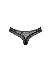 Еротичні мереживні стрінги Obsessive Medilla M/L чорний - мініатюра 6