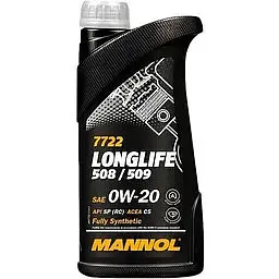 Автомобільна моторна олива MANNOL Longlife 508/509 0W-20 1л MN7722-1