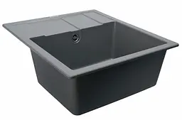 Кухонна мийка Platinum 5851 ARIA матова Сірий мусон (SP000033274) - мініатюра 3
