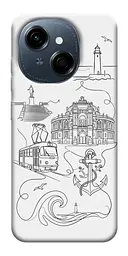 TPU чехол Demsky Odesa spirit для TECNO Spark Go 1