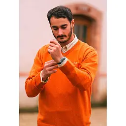 Кофта Blaser Active Outfits Men's Merino V-Neck Sweater L Rust - мініатюра 5