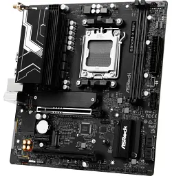Материнська плата AM5 ASRock B850M-X WiFi R2.0, B850, 2xDDR5, Int.Video (CPU), 4xSATA3, 2xM.2, 1xPCI-E 5.0 x16, 1xPCI-E 4.0 x16, 1xPCI-E 4.0 x1, ALC897, RTL8125BG, WiFi 6E, Bluetooth 5.2, 7xUSB 3.2 / 6xUSB 2.0, HDMI/DP, MicroATX - мініатюра 3