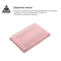Чохол до ноутбука Armorstandart 13.6" MacBook Air M4/M3/M2 (A3240/A3113/A2681) Pink Matte Shell (ARM80471) - мініатюра 4