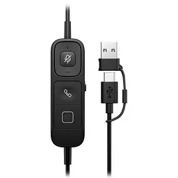 Гарнітура HP Poly Mission 825 Stereo USB-C/A - мініатюра 7