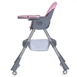 Стільчик для годування M 5722 Lilac до 20 кг складаний 5-ти точковий екошкіра - мініатюра 4