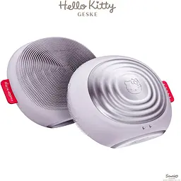 Електронна звукова термо щітка для обличчя GESKE Sonic Thermo Facial Brush 5 в 1 by Hello Kitty фіолетова - мініатюра 3