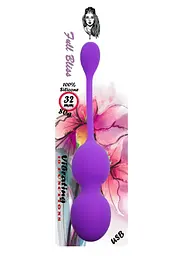 Вагінальні віброкульки Vibrating Kegel Balls Purple, 32 мм, 80 г - мініатюра 3