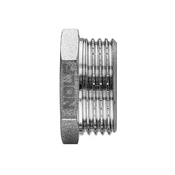 Футорка Nolf Nfc.F0810-N-1"Mx3/4"F нікельована NF3125 - мініатюра 2