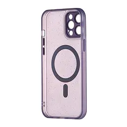 Чохол Splatter with MagSafe Protected Camera iPhone 12 Pro Max Purple - мініатюра 3