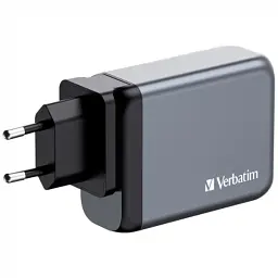 Зарядний пристрій Verbatim GaN 100 W 4 ports (2xUSB-C-100 W,USB-C 65 W /USB-A -3.0) (32202) - мініатюра 2