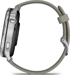 Смарт-годинник Garmin Venu 4 45 mm Silver with Silver Gray Silicone Band (010-03014-01/41) - мініатюра 2