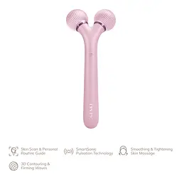 Електронний звуковий ролик для обличчя GESKE Sonic Facial Roller 4 в 1 рожевий - мініатюра 4