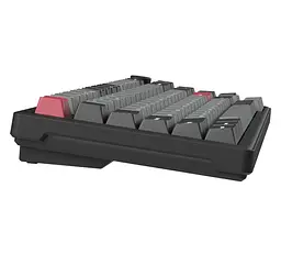 Механічна ігрова клавіатура GamePro MK-266-BK Asgard Yord Keychron Super Red Switch Bluetooth 5.2/2.4 ГГц/USB Black - мініатюра 3
