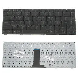 Клавіатура для ноутбука ASUS (F80 F83 X82 X88 Lamborghini VX2 BENQ: R45 R47) rus чорний