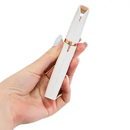 Тример жіночий FLAWLESS, білий, акумуляторний, для брів та обличчя - мініатюра 2