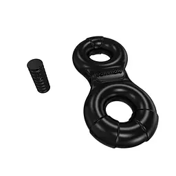 Ерекційне віброкільце Bathmate Vibe Ring Eight, подвійне, для члена і мошонки - мініатюра 4