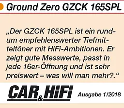 Мідбас Ground Zero GZCK 165SPL - мініатюра 2