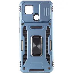 Ударостійкий чохол Camshield Army Ring для Xiaomi Redmi 9C / 10A Блакитний / Light Blue - мініатюра 3