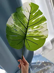 Штучне листя Engard Monstera Alba 71 см (TW-53) - мініатюра 7