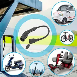 Перехідник EnerGenie для електромобіля Type 2 у євророзетку 16А (EV-T2MACF-3.7KW-0.5M) - мініатюра 4