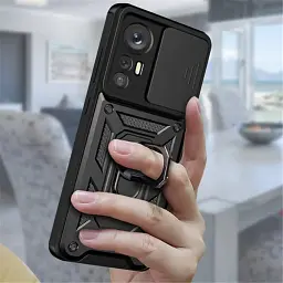 Панель BeCover Military для Xiaomi 12 5G Black (710019) - мініатюра 6
