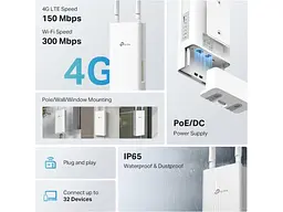 Бездротовий маршрутизатор (роутер) TP-LINK TL-MR100-Outdoor - мініатюра 4