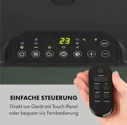 Портативний кондиціонер Klarstein Kraftwerk Smart 12K 3в1 Wifi (10034665) Б/в - мініатюра 6