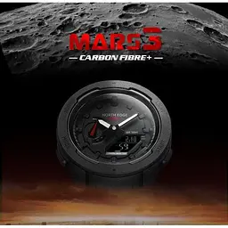 Чоловічий наручний тактичний годинник North Edge Profi Mars3 (Чорний) - мініатюра 9