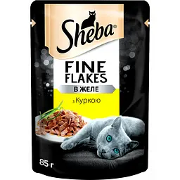 Влажный корм для кошек Sheba, с курицей в желе, 85 г