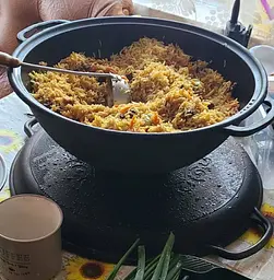  Казан узбецький Наша майстерня WOK з алюмінієвою кришкою 12 л (V12C2Wok) - мініатюра 2