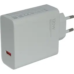 Мережевий зарядний пристрій Xiaomi HyperCharge 120W + Сable USB-A - USB-C White (BHR9462EU) [126898] - мініатюра 3