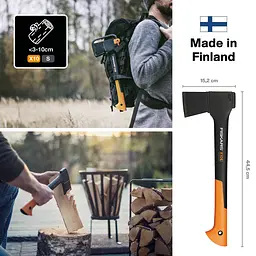 Універсальна сокира Fiskars X10 S, 44.5 см, 1 кг, 121443 (1015619) - мініатюра 4