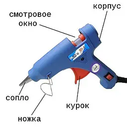 Клейовий пістолет XUNLEI XL-F60 ∙ Термопістолет для клею, 11,5мм - мініатюра 4
