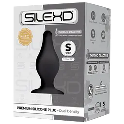 Анальна пробка SilexD Model 2, 7.2 см (чорний) - мініатюра 3