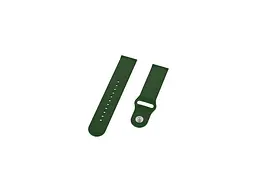 Ремінець BeCover Sport Band Green for Amazfit Bip / Amazfit Bip Lite / Amazfit Bip S Lite / Amazfit GTR 42mm / Amazfit GTS / Xiaomi TicWatch S2 / Xiaomi TicWatch E (706207) - мініатюра 2