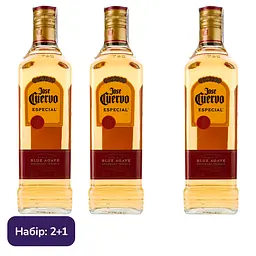 Текіла Jose Cuervo Especial Reposado 38% 1.5 л (0.5 л x 3 шт.)