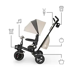 Триколісний велосипед Kinderkraft Spinstep 2 Plus Beige (KRSPST02BEGPL00) - мініатюра 6