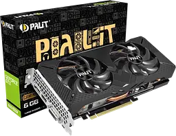 Видеокарта GeForce GTX 1660 Super 6GB Palit GamingPro OC (NE6166SS18J9-1160A) Б/У
