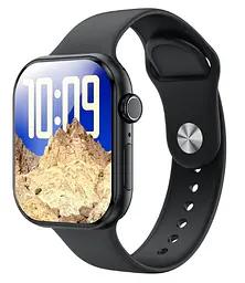 Смарт-годинник XO W11 PRO AMOLED Screen 11th Generation Wireless Charging Smart Sports Commun Чорний - мініатюра 2