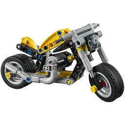 Конструктор LEGO Technic Жовтий мотоцикл 151 деталь (42225) - мініатюра 2