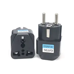 Перехідник US/UK/AU to EU Dynamode (EU Adapter black) - мініатюра 4