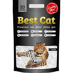 Наповнювач для котячого туалету Best Cat White силікагелевий 10 л (SGL007)