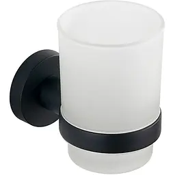 Стакан для зубних щіток VBI Uranus black VBI-040404BL, Чорний матовий