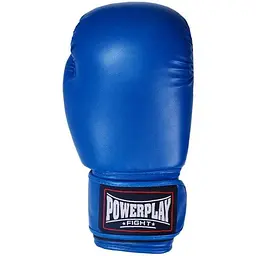 Рукавиці боксерські PowerPlay PP 3004 Blue - 18 унцій - мініатюра 3