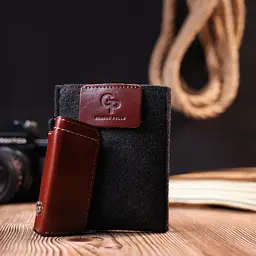 Чоловіча шкіряна ключниця GRANDE PELLE 3,5х9 см acs0025846 - мініатюра 8